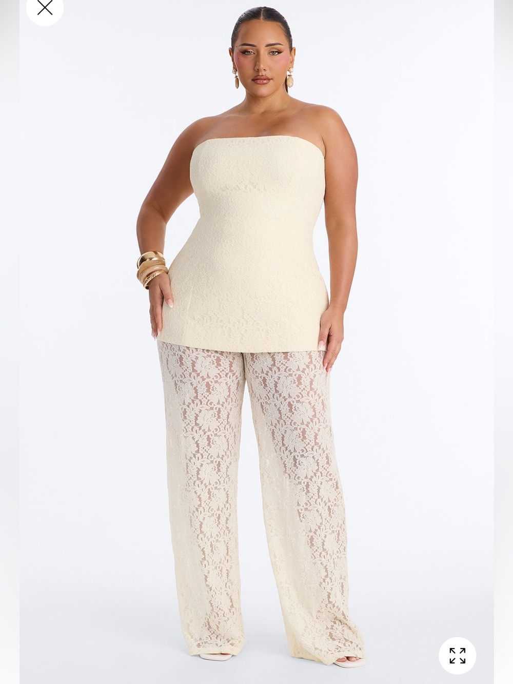 Fashion Nova Stella Lace Jumpsuit